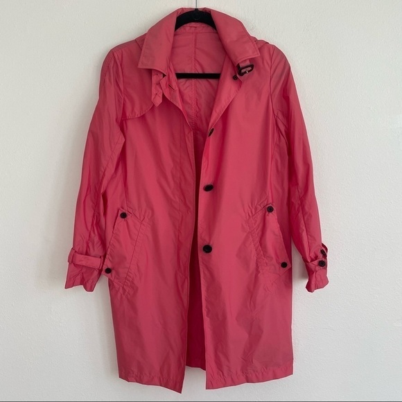 AQUASCUTUM LONDON BUBBLEGUM PINK RAIN JACKET - Picture 1 of 9